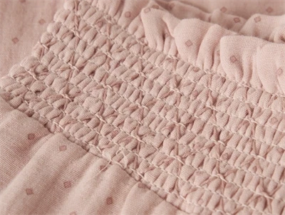 Lil\' Atelier bukser peach whip med elastik i taljen