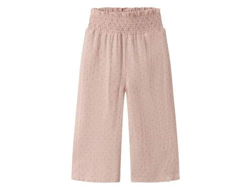 Lil\' Atelier bukser i rosa nuance med smock talje