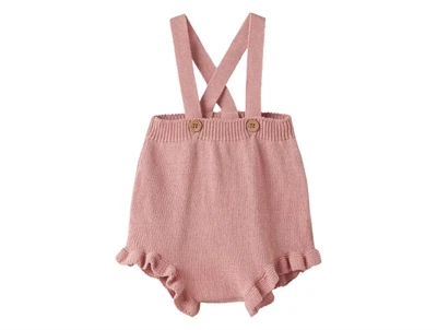 Lil\' Atelier strik bloomers i rosa nuance set forfra