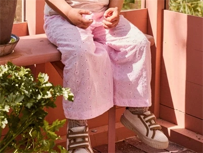 Name It brede bukser pirouette med jacquardmønster