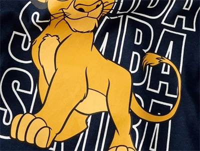 Name It bluse navy blazer med Simba print