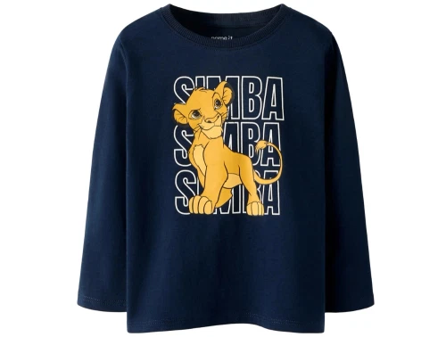 Name It bluse navy blazer med Simba print