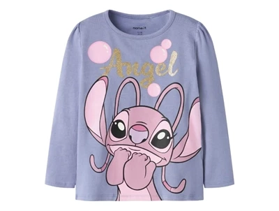 Name It bluse purple impression med Stitch motiv