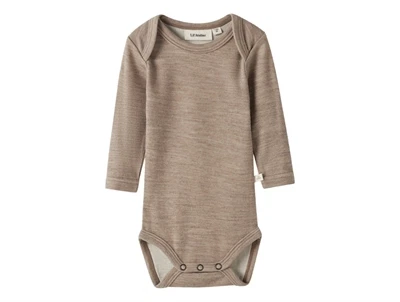 Lil' Atelier merinould body i lysebrun nuance