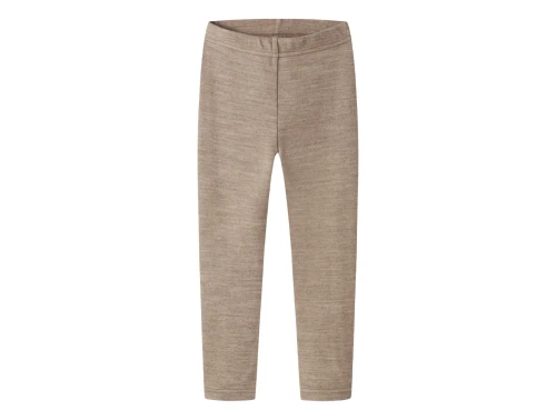 Lil\' Atelier merinould leggings i lysebrun nuance
