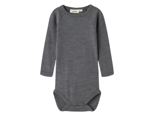 Lil\' Atelier merinould body i mørkegrå nuance
