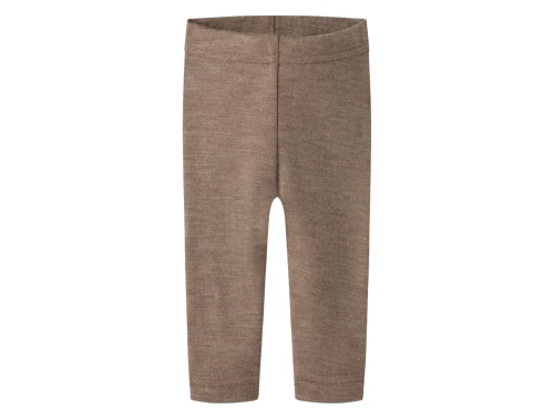 Lil\' Atelier merinould leggings i lysebrun nuance