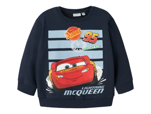Name It sweatshirt i mørkeblå nuance med Disney Cars print