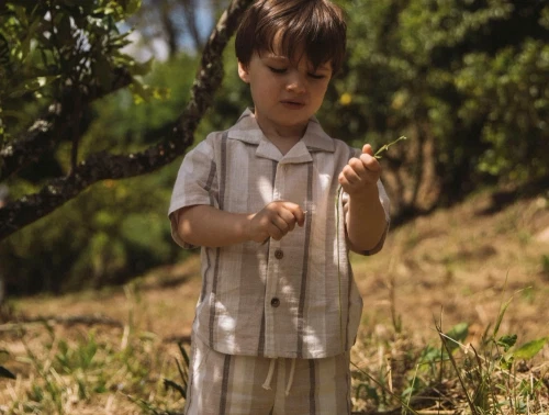 Lil\' Atelier skjorte i råhvid nuance med beige striber