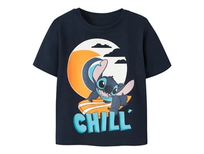 Name It t-shirt navy blazer med Disney Stitch motiv
