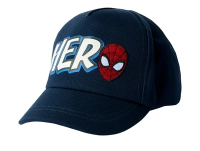name it spider man kasket navy børn