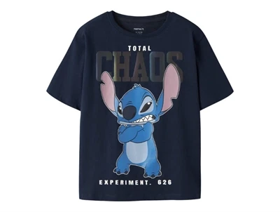 Name It t-shirt navy blazer med Stitch motiv