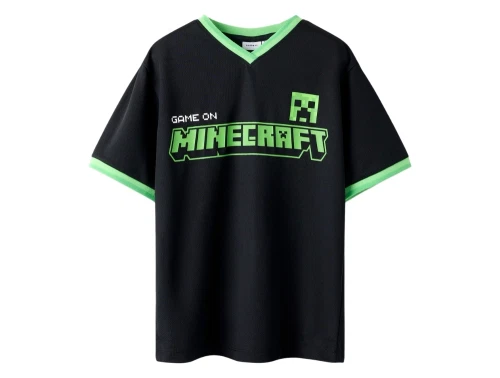 Name It t-shirt sort Minecraft print foran