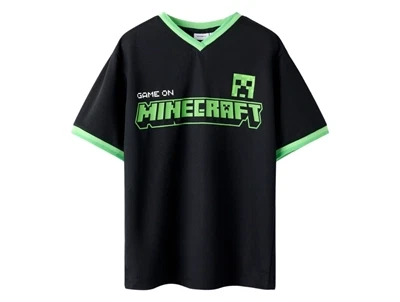 Name It t-shirt sort Minecraft print foran