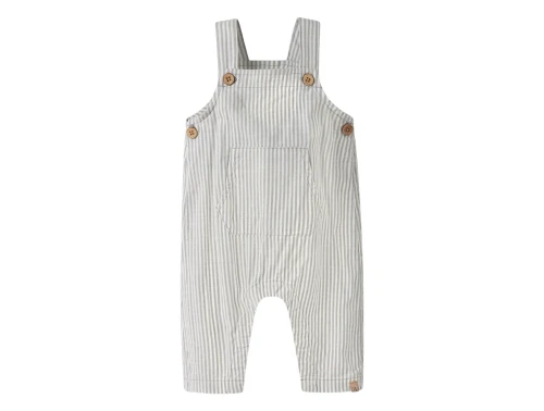 Lil\' Atelier overalls i råhvid nuance med striber