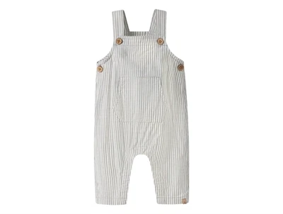 Lil' Atelier overalls i råhvid nuance med striber