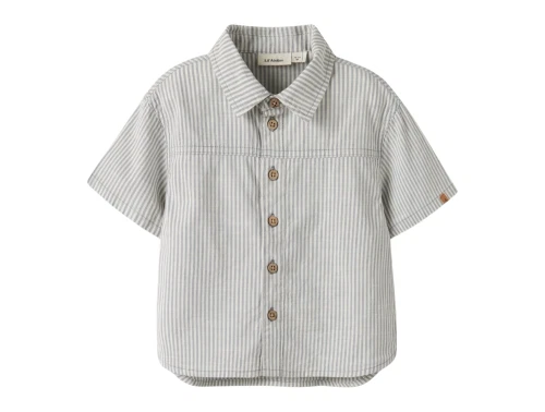Lil\' Atelier skjorte i råhvid nuance med smalle striber