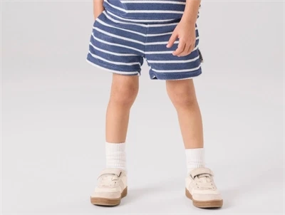 Name It shorts blå med hvide striber til børn