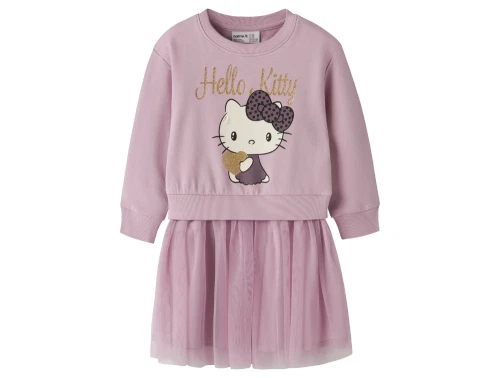 Name It Hello Kitty kjole i lilla med tyl
