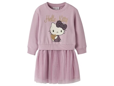 Name It Hello Kitty kjole i lilla med tyl