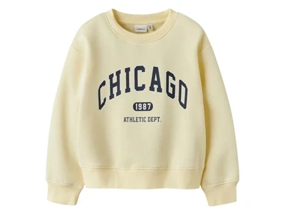 Name It sweatshirt pear sorbet med chicago 1987 print