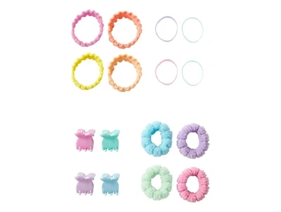 Name It håraccessories i lyserød nuance med elastikker og spænder