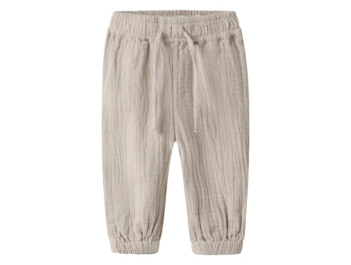 Name It bukser i grå nuance muslin