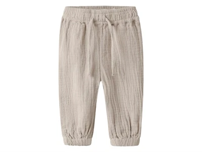 Name It bukser i grå nuance muslin