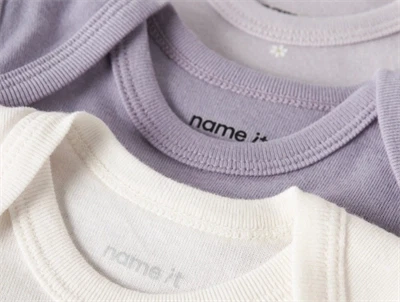 Name It body 3-pak lilac marble med rådyrmotiv