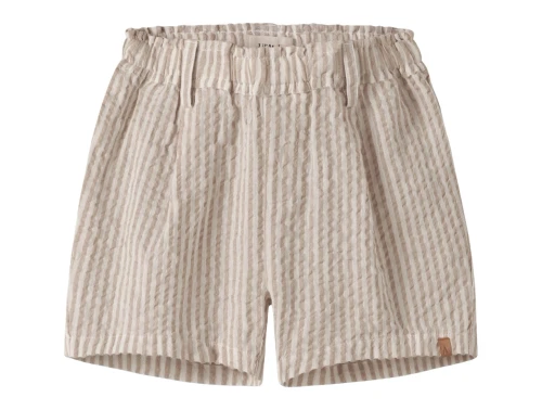 Lil\' Atelier shorts i rahvid nuance med striber set forfra