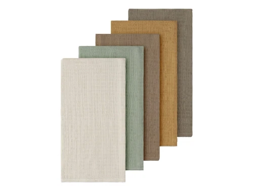 Name It stofbleer i beige og grønne nuancer 5-pak