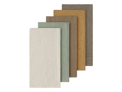 Name It stofbleer i beige og grønne nuancer 5-pak