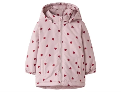 Name It jakke violet ice 3 heart med hjerteprint