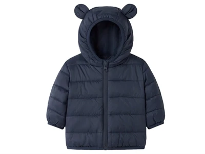 Name It pufferjakke navy blazer med bjørneører