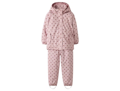 Lil\' Atelier regnsæt zephyr hearts med hjerteprint og varmt for
