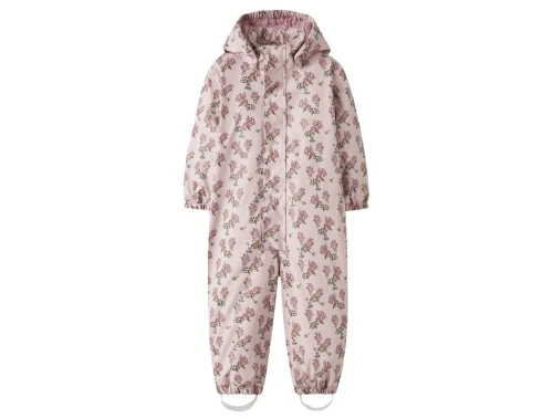 Lil\' Atelier gummiflyverdragt hushed violet flowers med blomsterprint