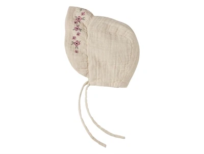 Name It solhat i raahvid nuance med blomsterbroderi