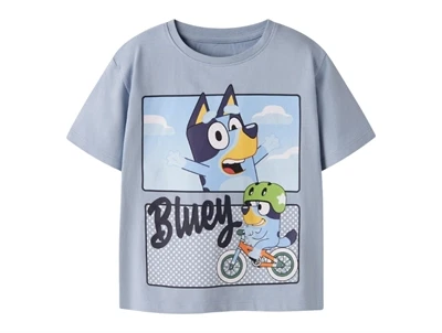 Name It t shirt i blå nuance med Bluey print foran