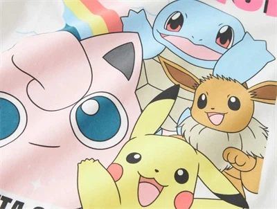 Name It t-shirt i bright white med Pokémon print detalje