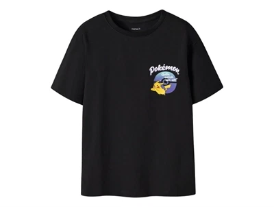 Name It t-shirt i black med Pokémon print forfra