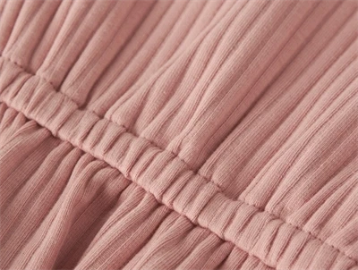 Lil\' Atelier top i rosa nuance med elastik i taljen