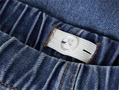 Name It jeans i blå nuance med elastik i taljen detalje