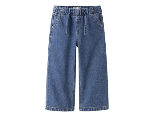 Name It jeans i blå nuance med vidde forfra