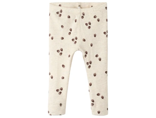 Name It leggings peyote melange med agernprint