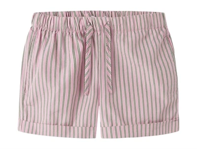 Name It shorts i pink drink med striber forfra