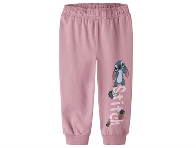 Name It sweatpants lilas med Stitch print