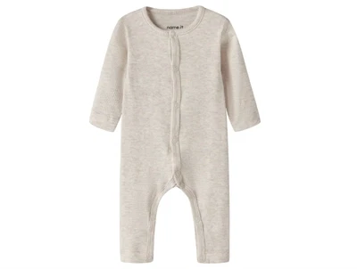 Name It præmatur jumpsuit peyote melange i ribstrik