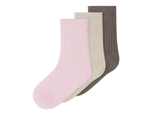 Name It strømper almond milk mix (3-pak)