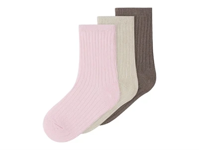 Name It strømper almond milk mix (3-pak)