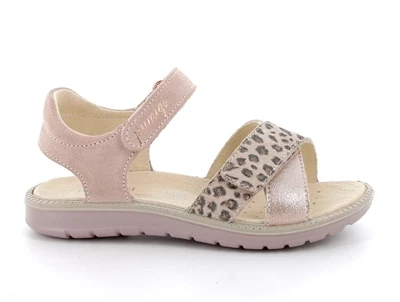 Primigi Alanis sandal med leopard og metallic detaljer